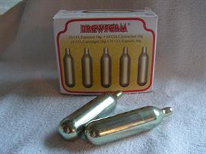Co2 (kulsyre) patroner 16 gr/stk.  10 stk
